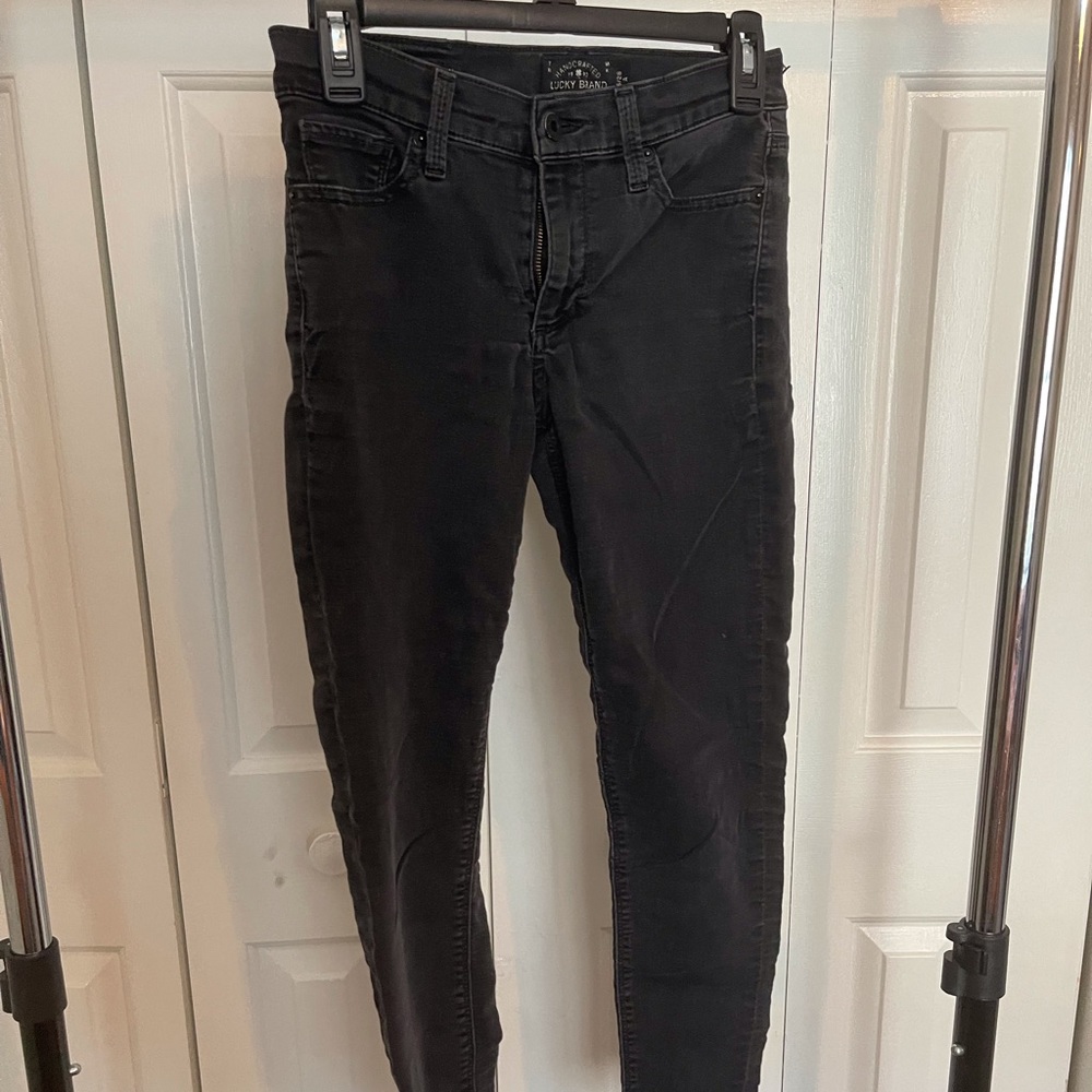 Black Distressed Lucky Brand Jeans